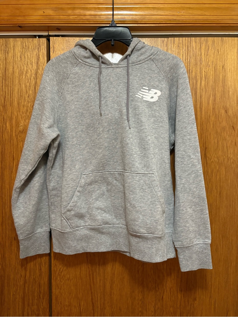 New Balance Grey Fleece Lined Hoodie